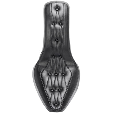 Cobra Seat - Diamond/Buttons - fits 1984-1999 Harley-Davidson Softail