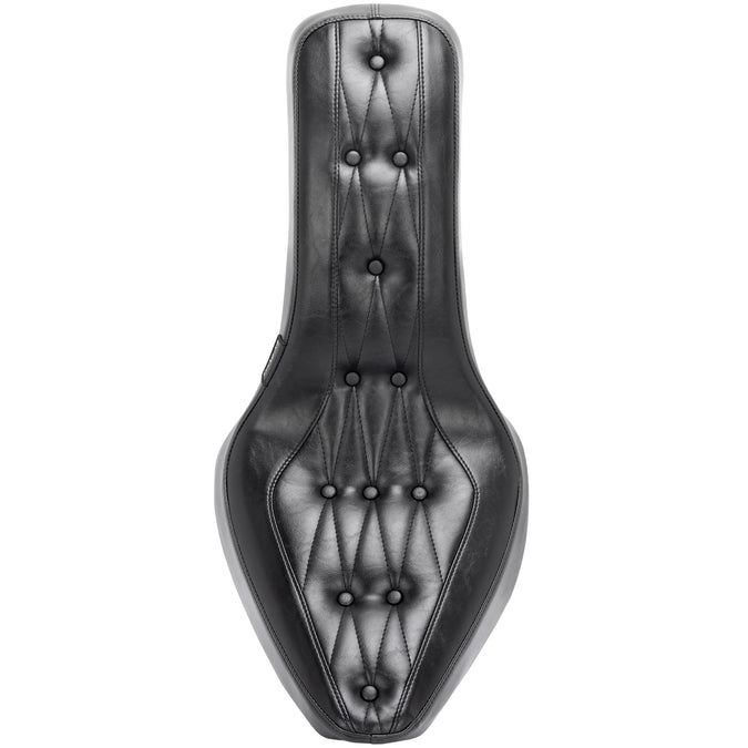 Cobra Seat - Diamond/Buttons - fits 1984-1999 Harley-Davidson Softail