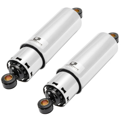 412 Series 11" Chrome Shocks - Full Cover 2004-2021 Harley-Davidson XL