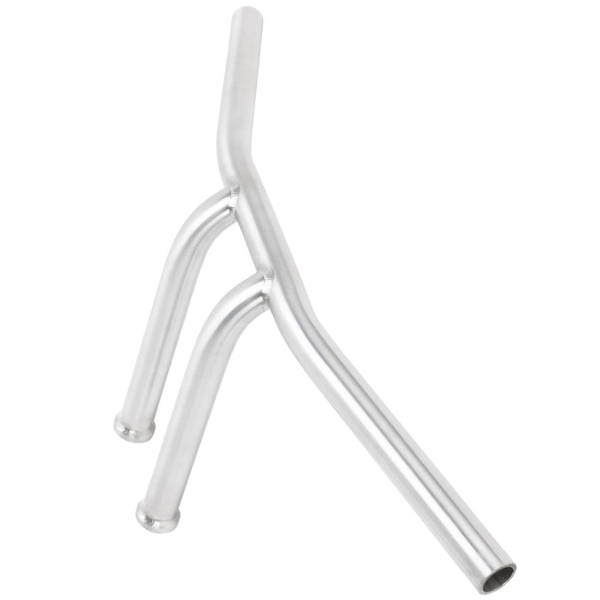 Pullback T-Bar Handlebars - 8 inch Rise - 1 inch - Stainless Steel