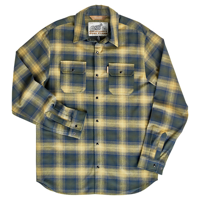 Hi Test Flannel - Moss