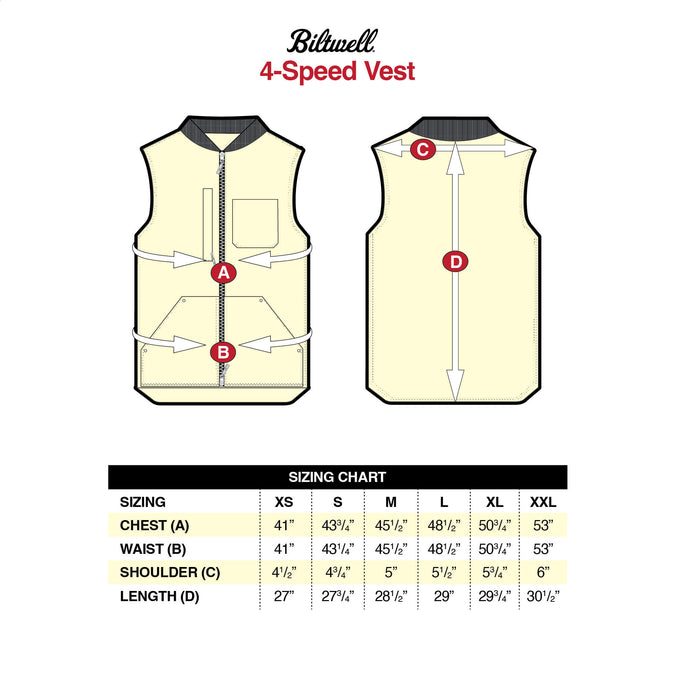 4 Speed Vest - Gold