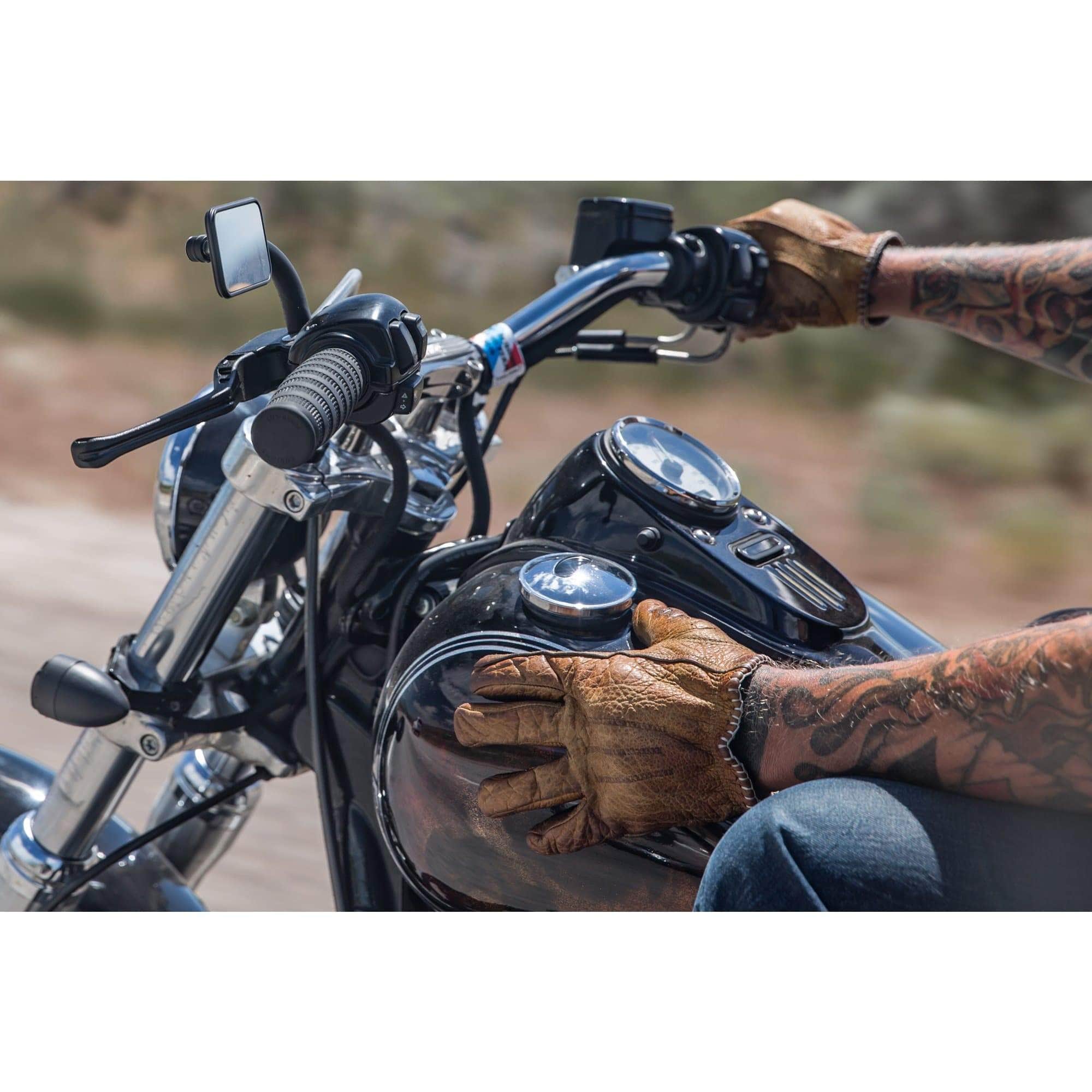 MotoStuka Shanks Gloves - Bronze – Lowbrow Customs