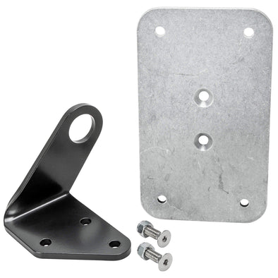 Axle Mount License Plate Bracket - 1 inch (25mm) Axles - Vertical or Horizontal