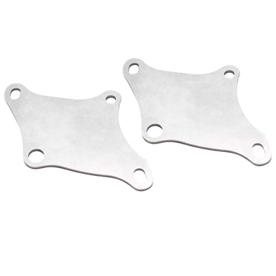 Front Motor Mount Plates - Stainless Steel - 1957 - 1981 Ironhead Sportster