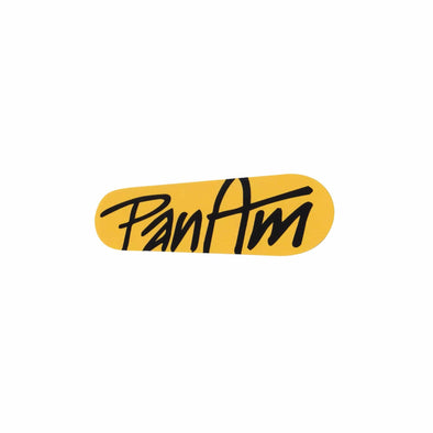 Logo Sticker - Yellow / Black - Medium