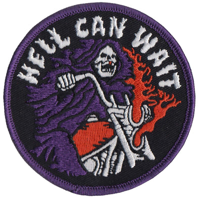 Hell Can Wait Embroidered Patch