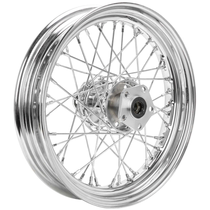 Mid-Usa 16 x 3.00 Chrome Complete Rear Wheel fits all Harley-Davidson ...