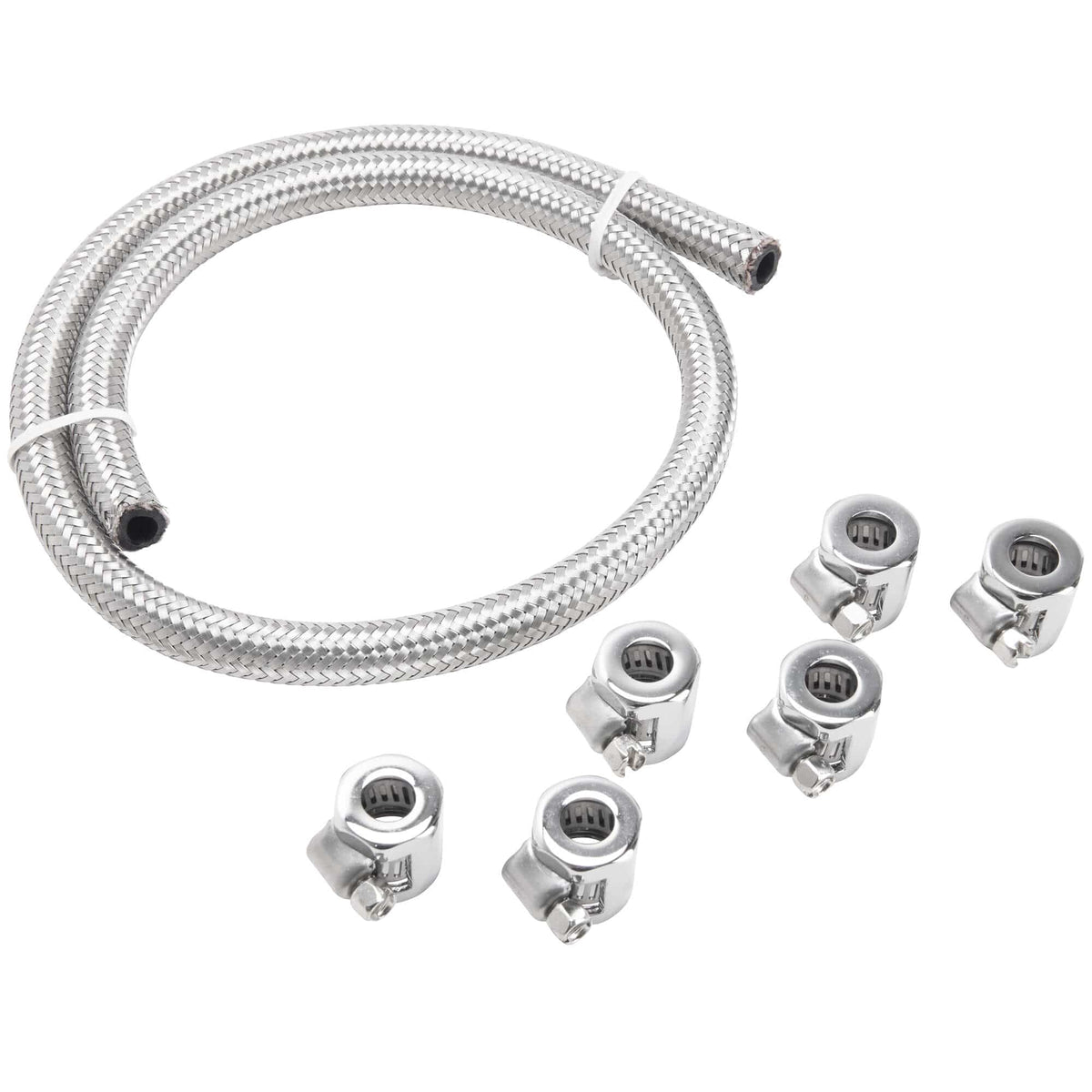 Cycle Standard 5/16 inch Braided Stainless Fuel Line Kit – Lowbrow Customs