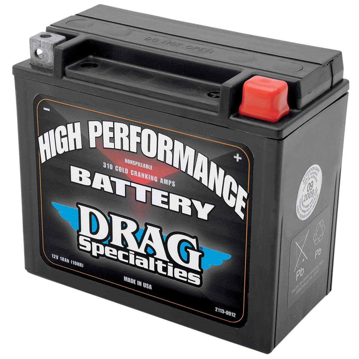 Drag Specialties High Performance Battery 2000-Up Harley-Davidson ...