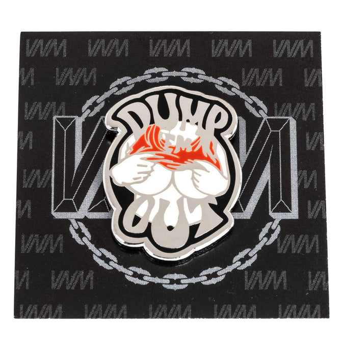 Dump 'Em Out Enamel Lapel Pin