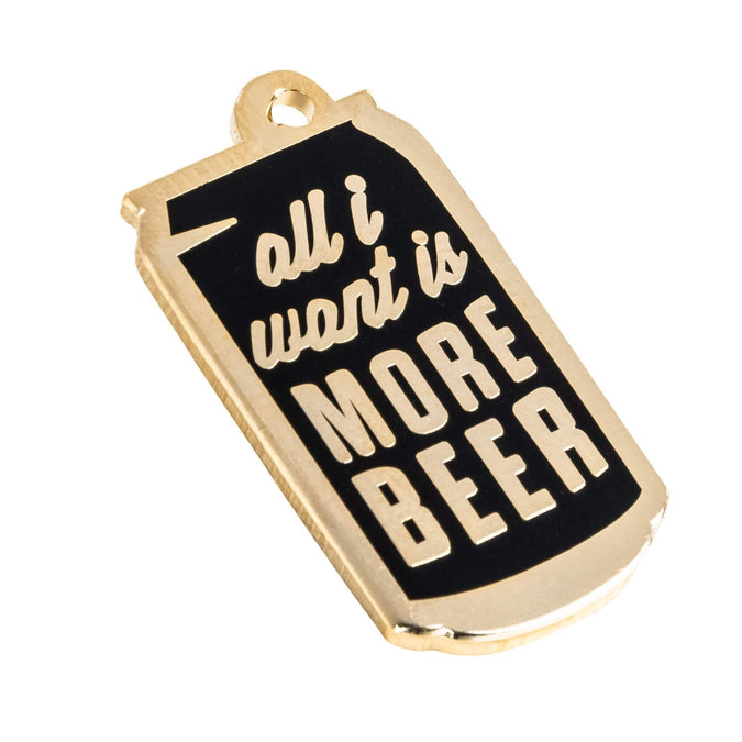 More Beer Enamel Lapel Pin