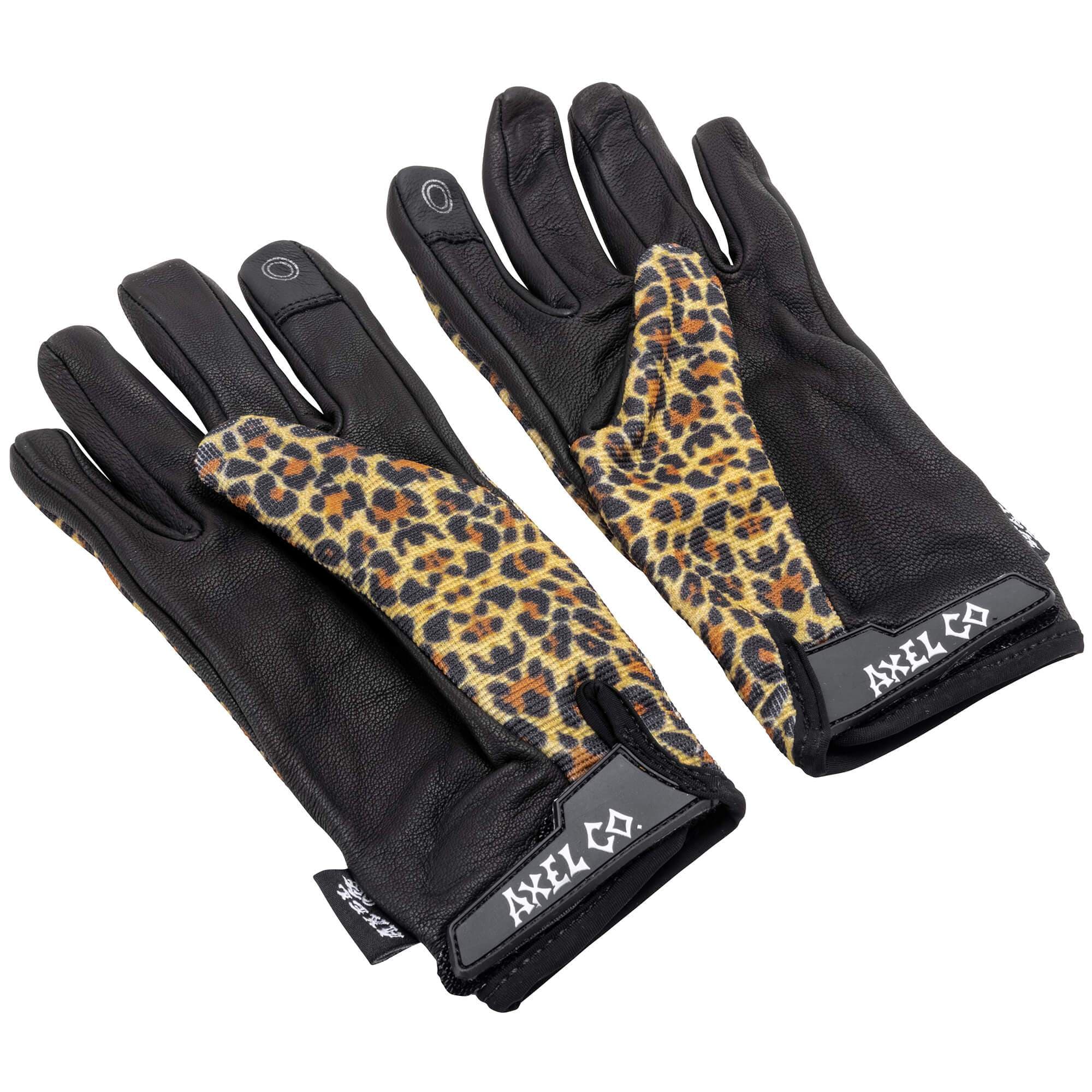 Axel Co. Leopard Print Mesh Top Gloves – Lowbrow Customs