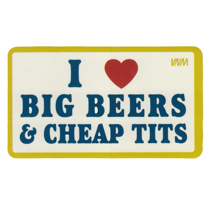 Big Beers Sticker