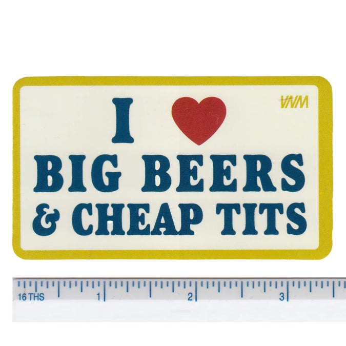 Big Beers Sticker