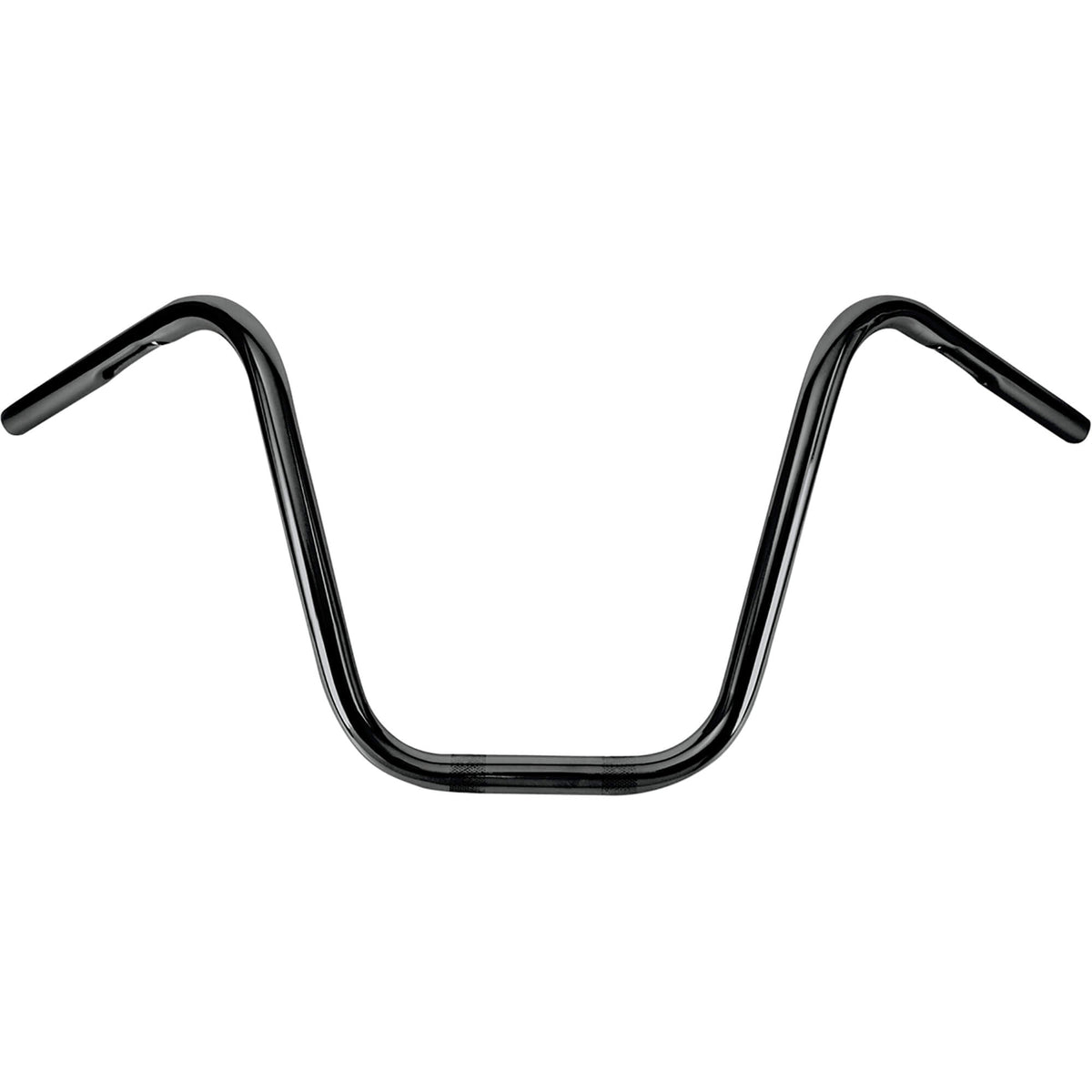 Burly Brand Ape Hanger Lenker Schwarz – 14 Zoll Schmale Basis, 1 Zoll Durchmesser, Für Chopper & Custom Bikes
