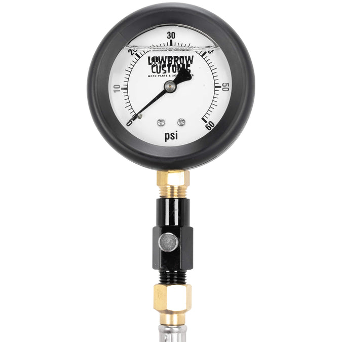 Lowbrow Customs Professional 0-60 PSI Tire Gauge