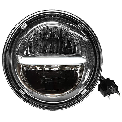 5-3/4 inch diameter LED Replacement Headlight - Chrome