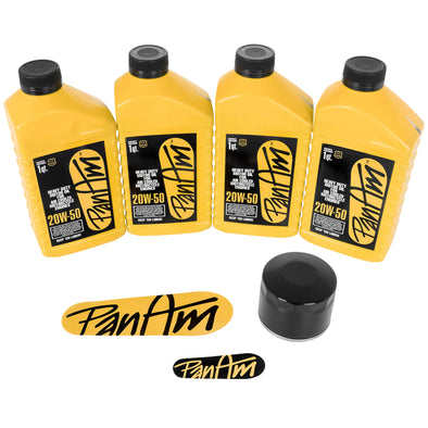 PanAm Oils Inc. Evo Sportster Conventional Oil Change Kit with Black Filter