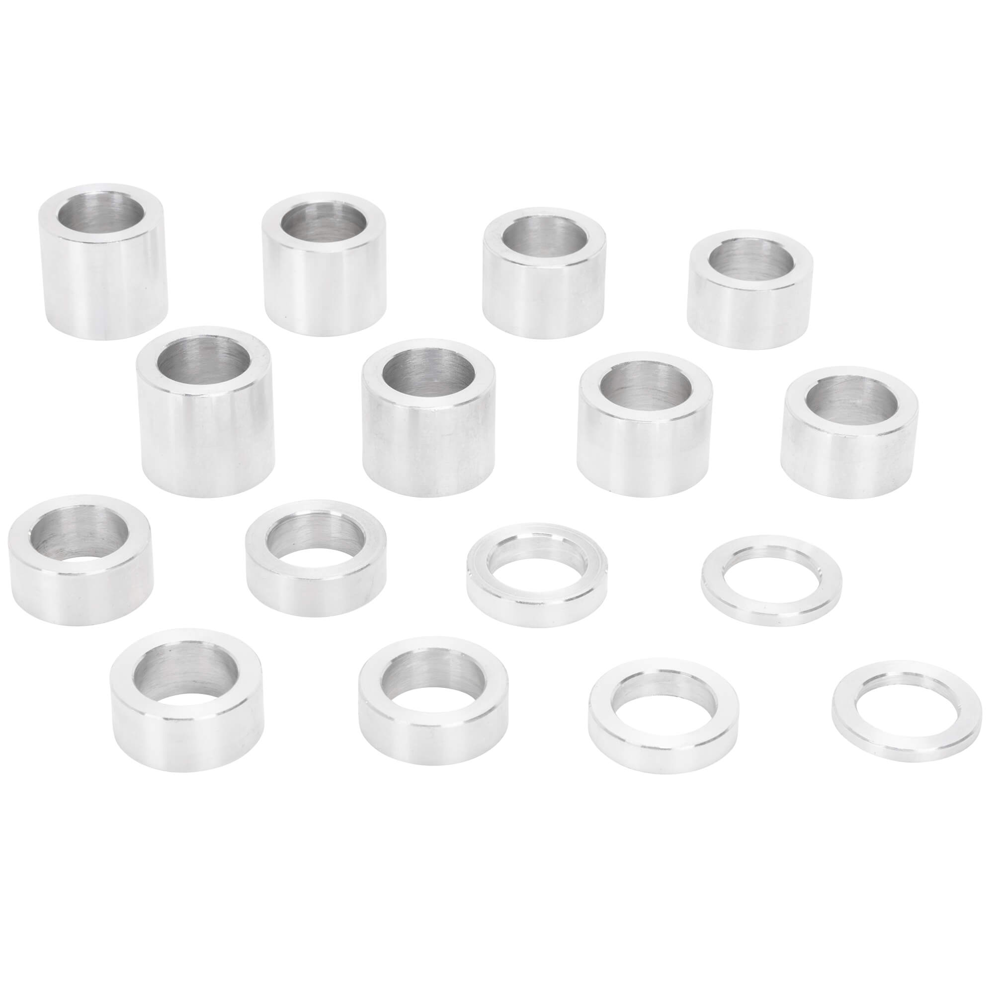 Pair Of Aluminum Wheel Axle Spacers For Harley Motorcycles - 1 Inch ID X 1.5 Inch Long - HARLEYSPACERS.COM 10-013