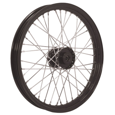 21 x 2.15 Black Antique Style Front Spool Wheel