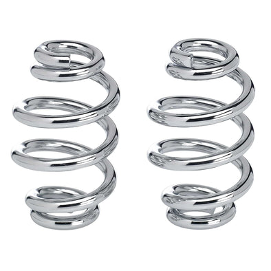 Solo Seat Springs - Barrel Style - 3 inch Chrome
