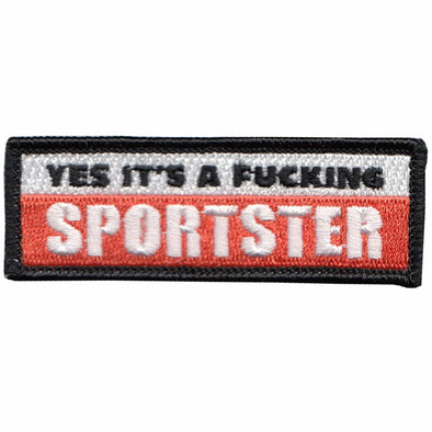 Yes It's A F@$#ing Sportster Patch
