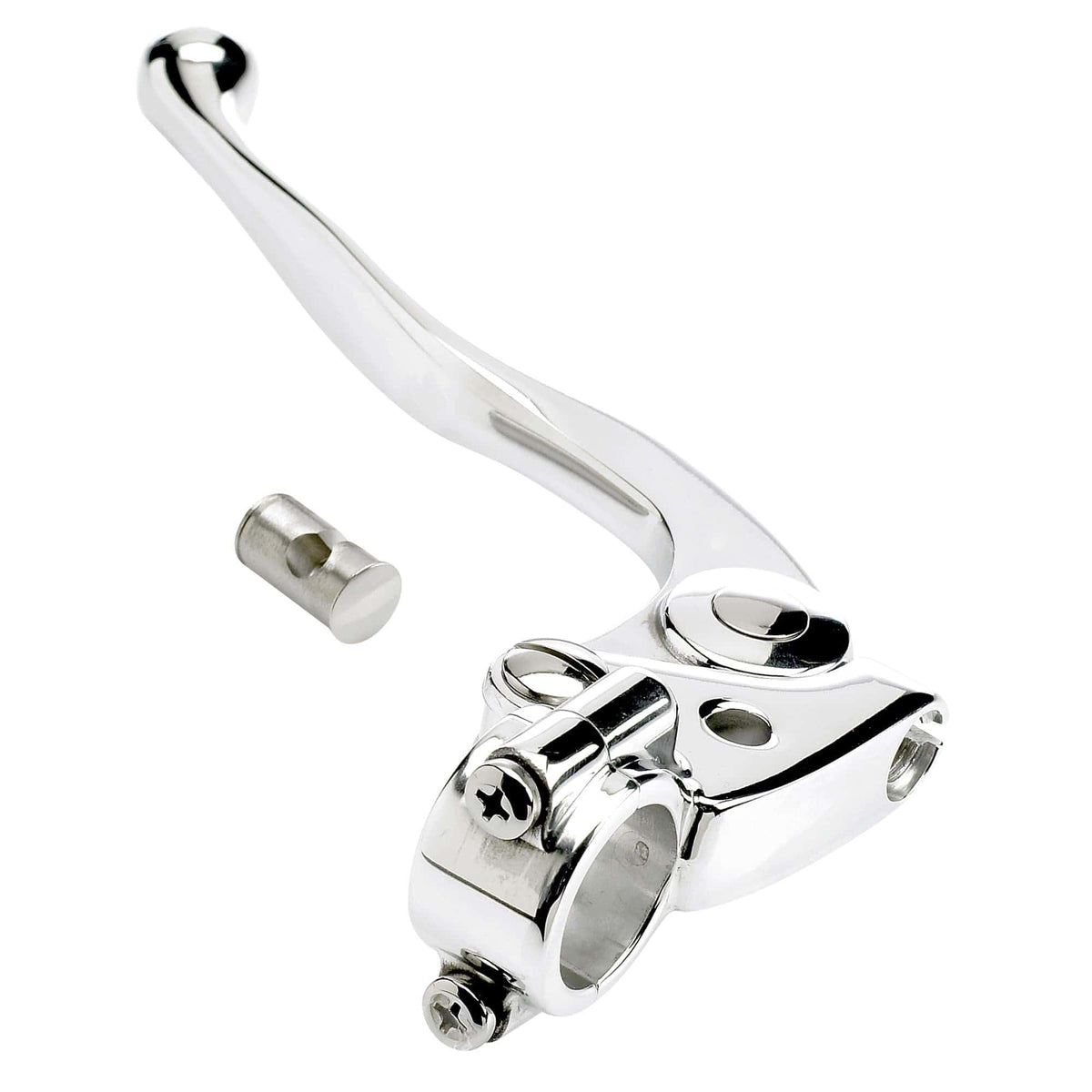 Kustom Tech Classic 1 inch Clutch Lever Polished Aluminum – Lowbrow Customs