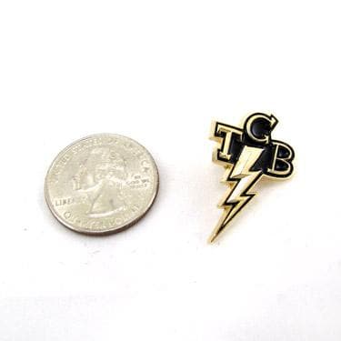 Lowbrow Customs TCB Takin' Care of Business Lapel Pin - Fink Style
