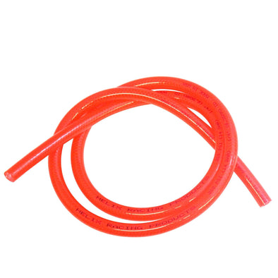 Cycle Standard Reinforced Translucent Fuel Line - Red - 1/4 inch