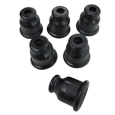 Cycle Standard Magneto or Coil Rubber Boots - Set of 6 - For 7mm or 8mm Plug Wire